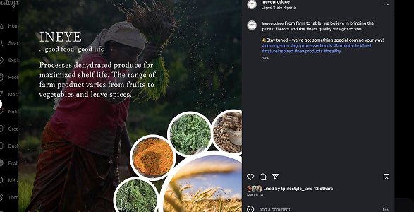 Farm to Table Social Post