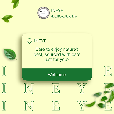 INEYE brand welcome card